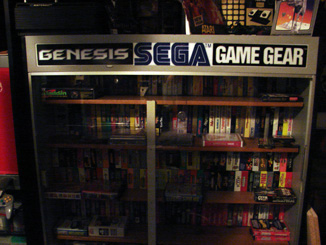 Sega Game Glass Display